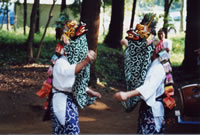 【写真】久能獅子舞