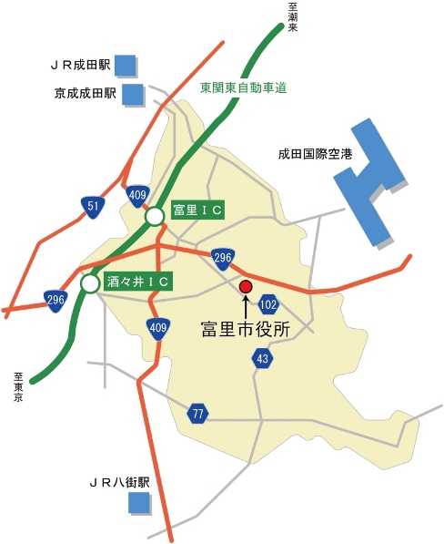 市役所案内図