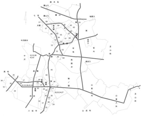 十倉・御料字図