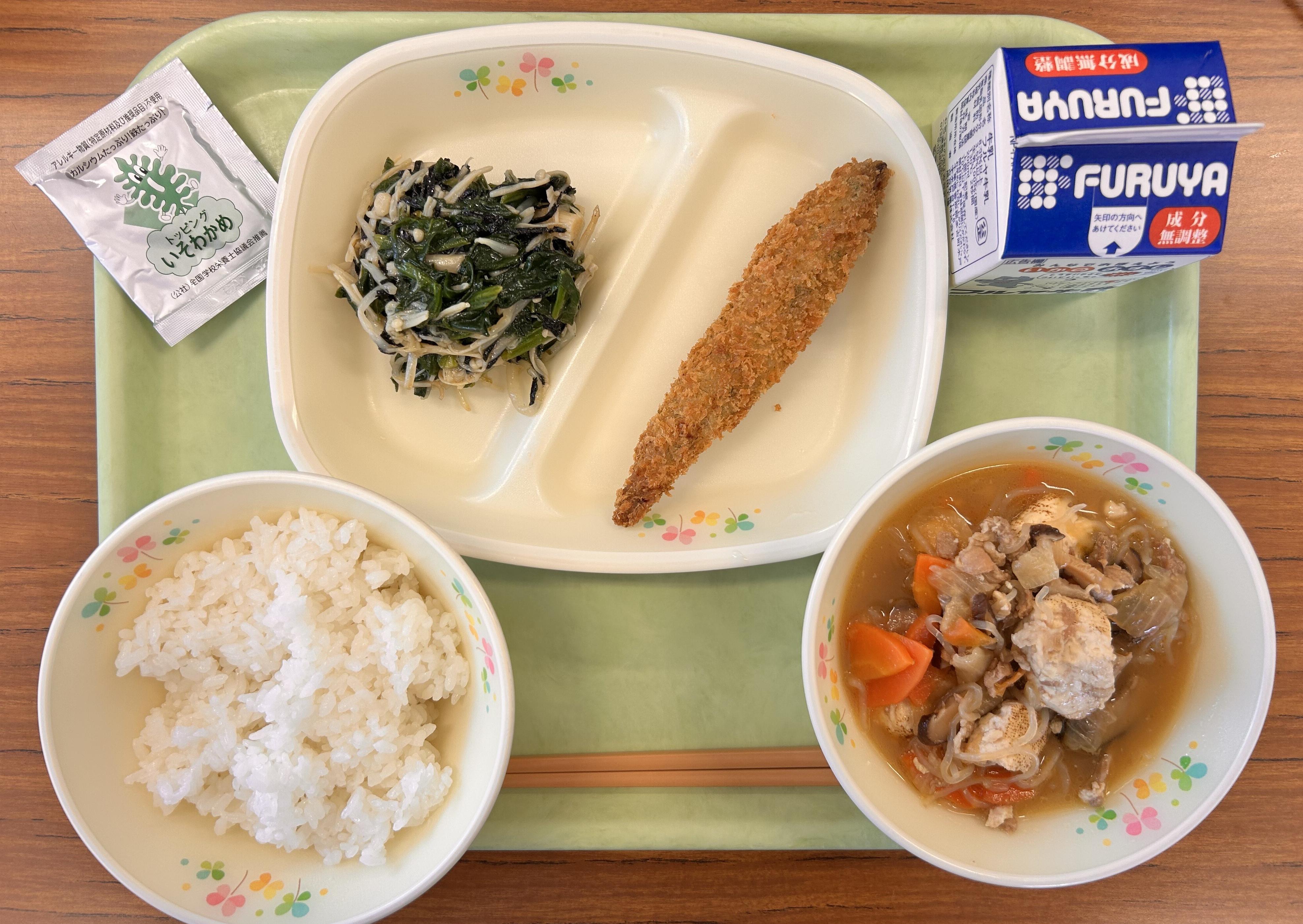 12月の学校給食写真