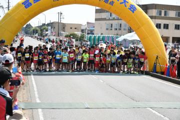 小学生の部1.5kmスタート目前