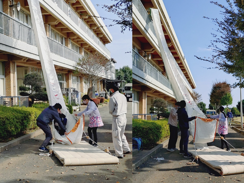 避難訓練の様子