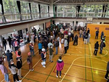 訓練会場の様子