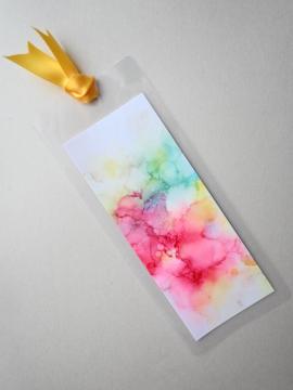 アルコールインクアート体験参考作品