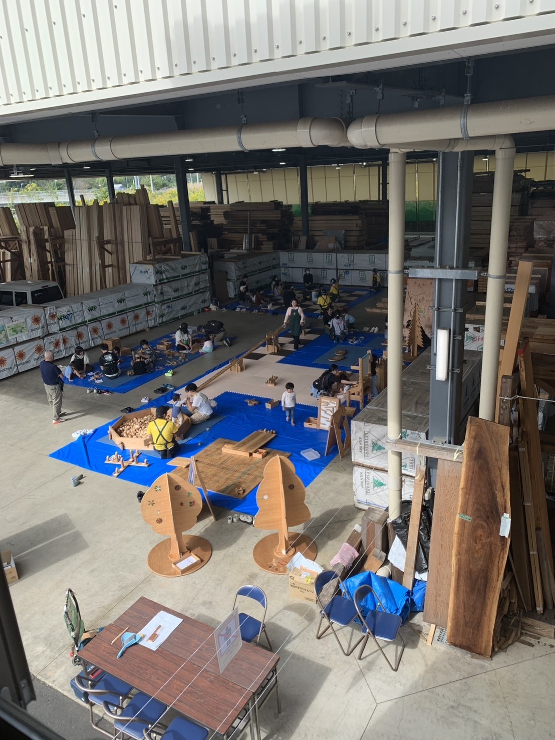 ちばの木のおもちゃの広場の全体写真(10月18日)