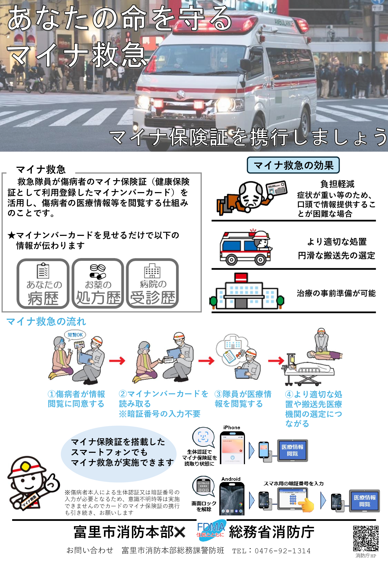 マイナ救急ポスター