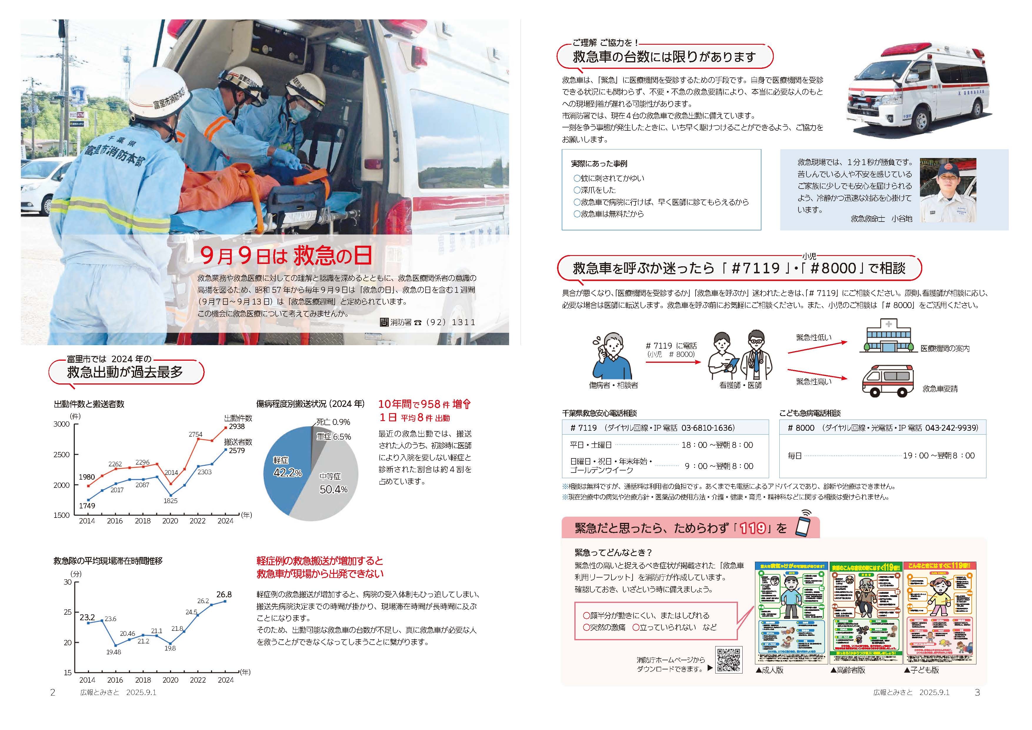 9月9日は救急の日