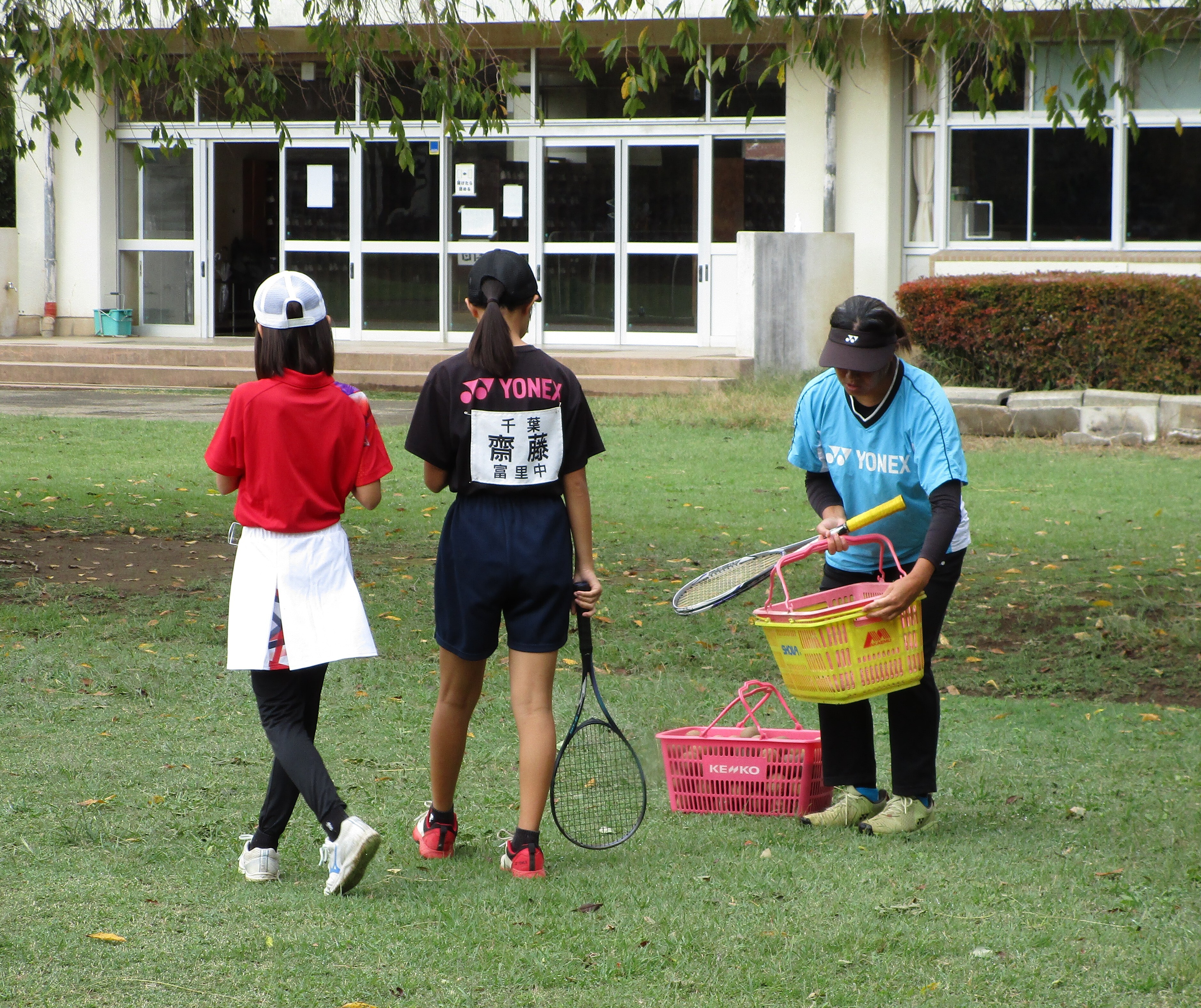 試合間での練習