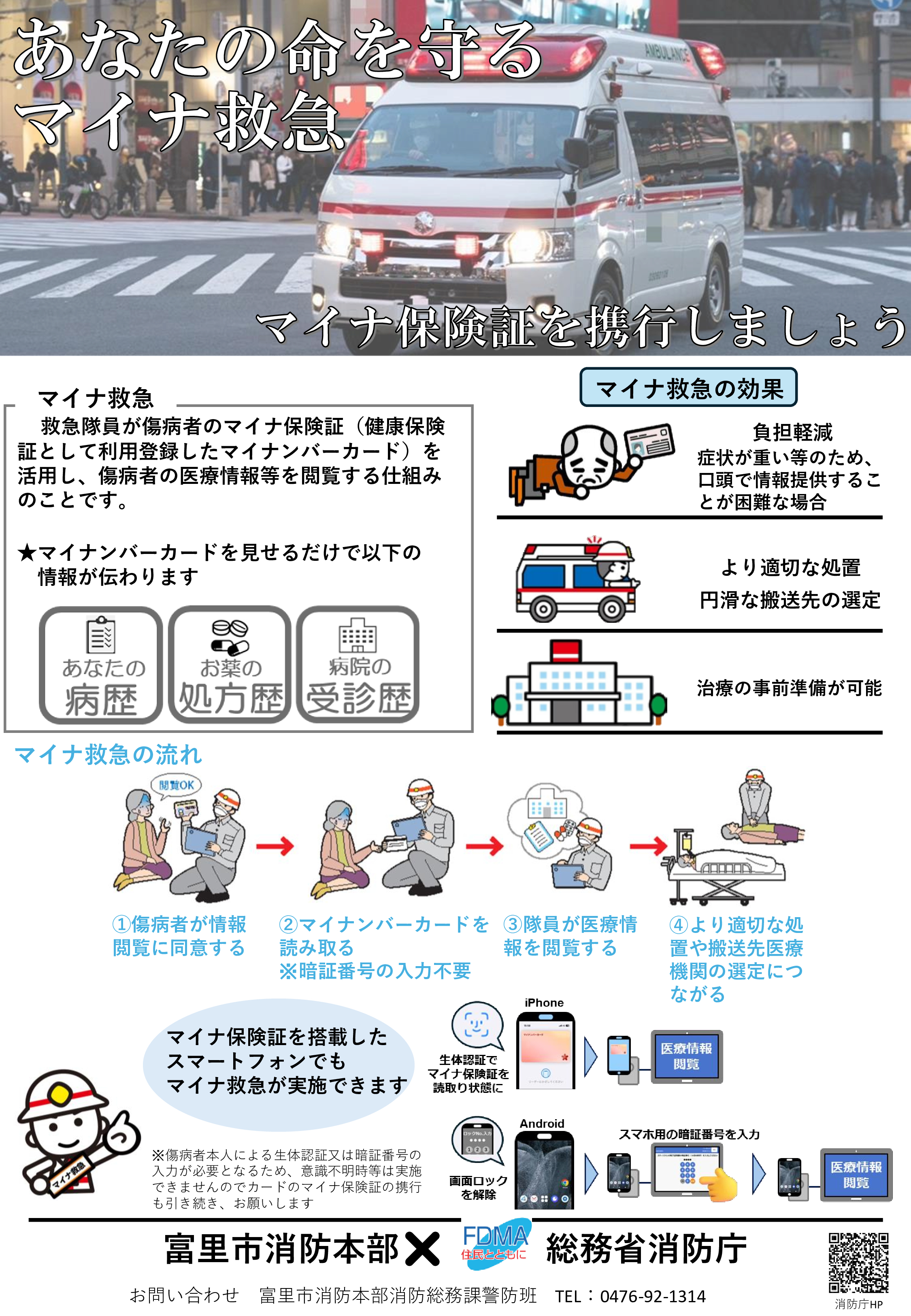 マイナ救急ポスター