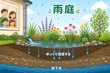 雨庭のイメージ図